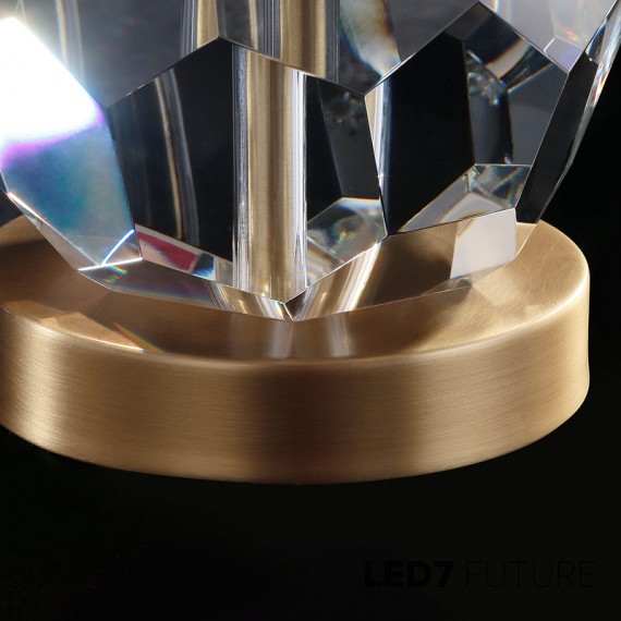 Loft Industry Modern - Clear Diamond Table